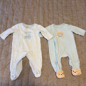 Little Me Baby Boy Footies 0-3months